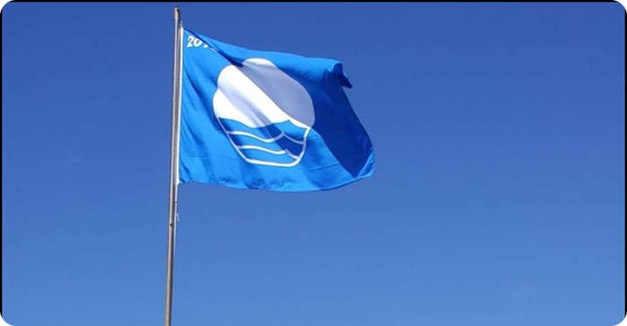 Blaue Flagge Kanaren