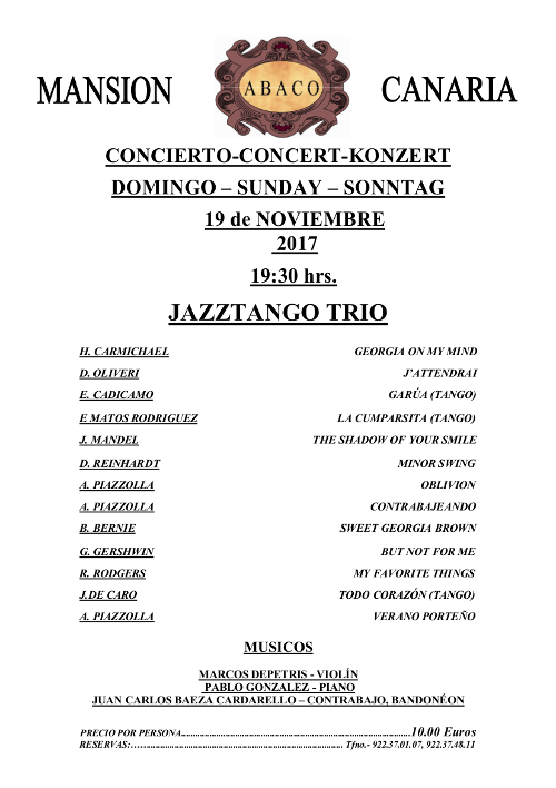 2017 11 18 Abaco Konzerte Teneriffa