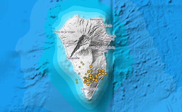 Erneute Erdbebenserie auf La Palma