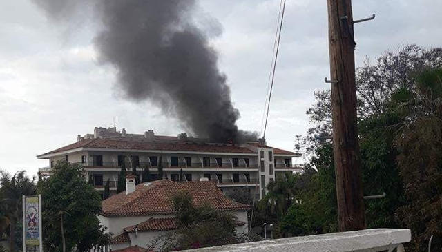 Hotelbrand in Puerto de la Cruz