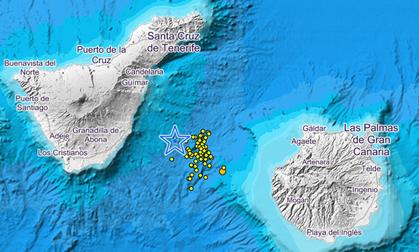 Erdbebenserie zwischen Teneriffa und Gran Canaria setzt sich fort