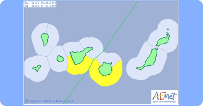 Küstenwarnung Teneriffa Gran Canaria