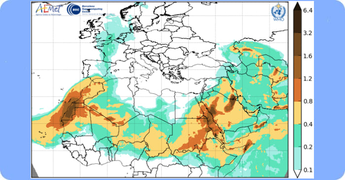 Calima in der zweiten Wochenhälfte
