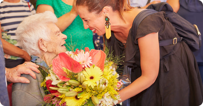 Efigenia Hernández Perez feiert 105. Geburtstag