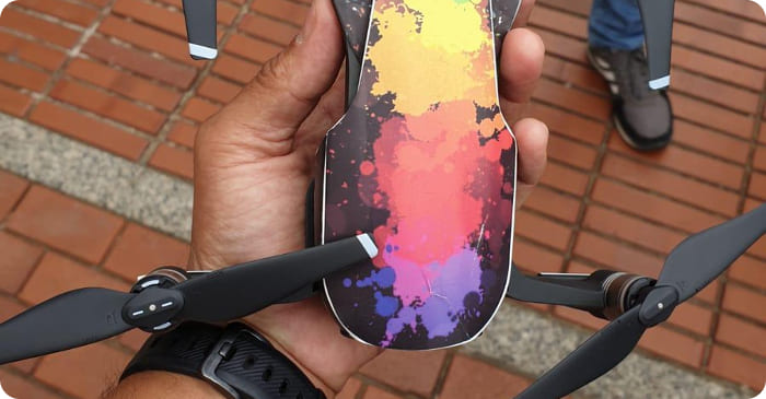 Beschlagnahmte Drohne