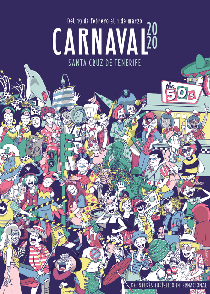 2019 10 03 Carnaval Santa Cruz Plakat