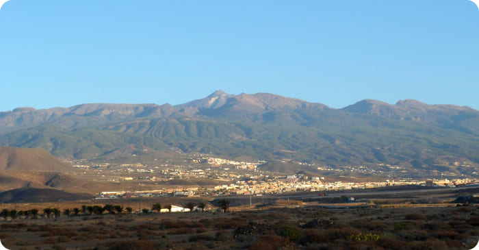 Morgensonne in der Gemeinde Granadilla de Abona