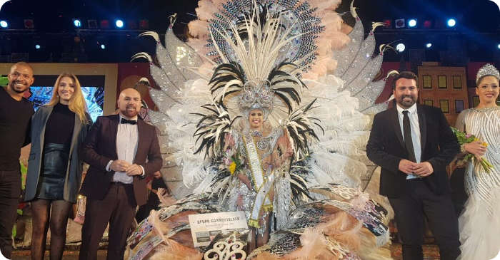 Tamara Martín Gil als Karnevalskönigin 2020