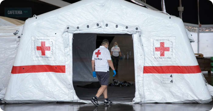 Feldlazarett des Roten Kreuzes