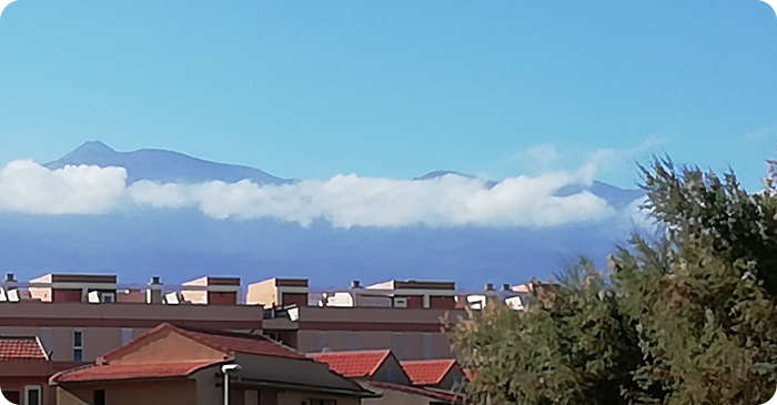 Teide mit Wolkenkranz Teneriffa