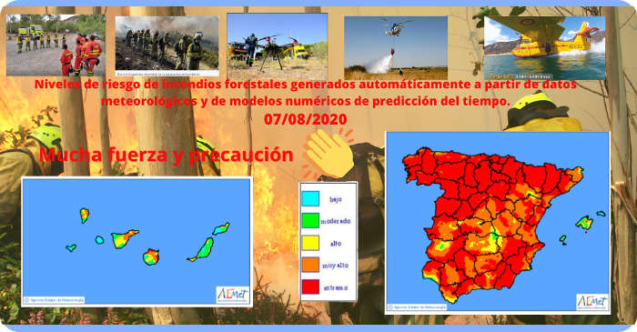 2020 08 07 Wetterwarnung Spanien Kanaren