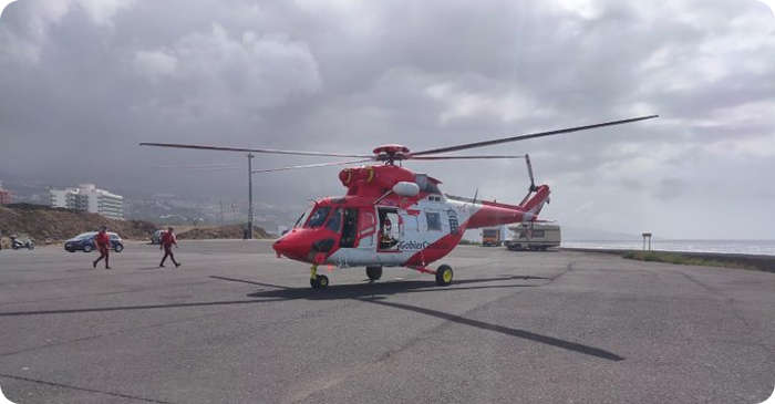 Hubschrauber Puerto de la Cruz