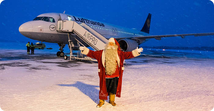 Lufthansa Weihnachtsmann