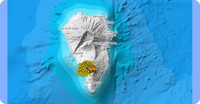Erdbeben-Ampel auf La Palma